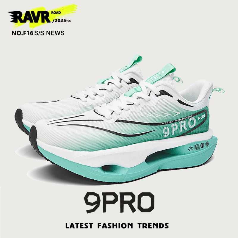 Casual Shoes Cushioning Running Shoes 9PRO for Men Carbon Board Sneakers Outdoor Training Sports Lightweight Breathable Shoes Women's 2025 H261