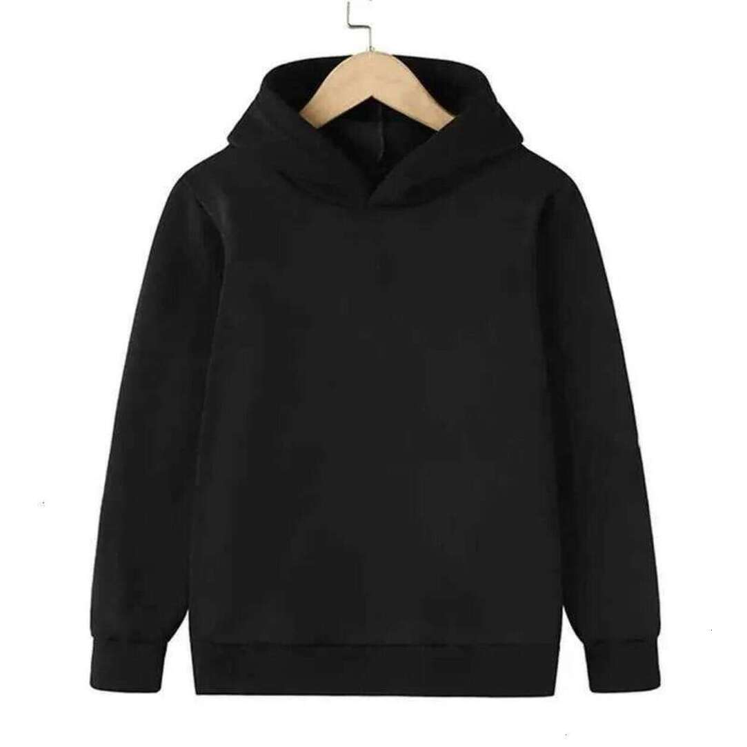 Girls Hoodie Kids Fashion Hoodies Spring Autumn Solid pullover Color Casual Sweatshirt For Boys And Girls Soft Comfortable Fabric Trend