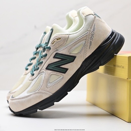 Premium Designer 990v4 Original Grey Men's and Women's Breathable Mesh Casual Retro Sports Running Shoes
