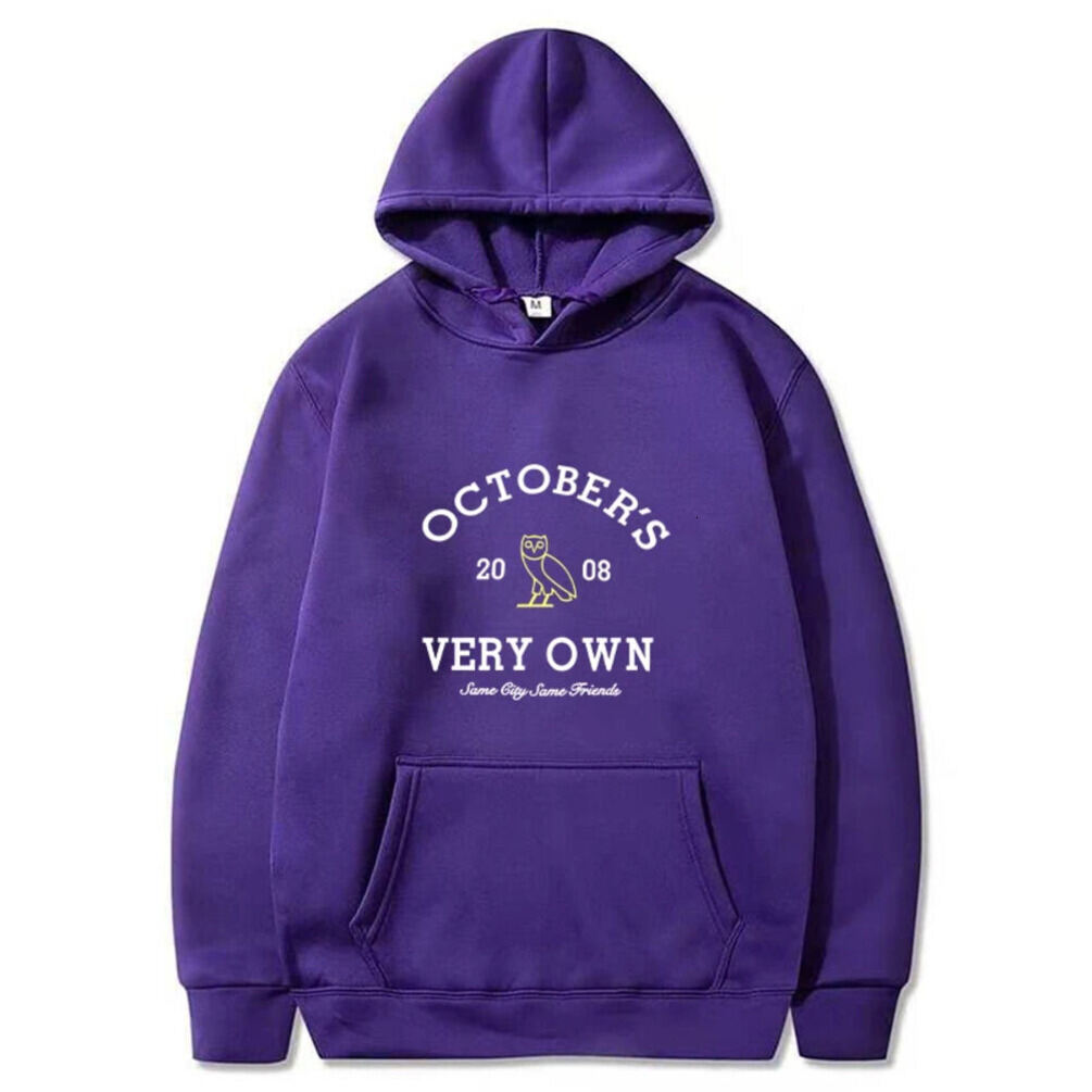 Ovohoodies Mens Womens Designer High Street Clothes Ovohoodiie Classic Owl Letter Graphic Print Hooded Fashion Casual Pullover Streetwear Sweatshirt