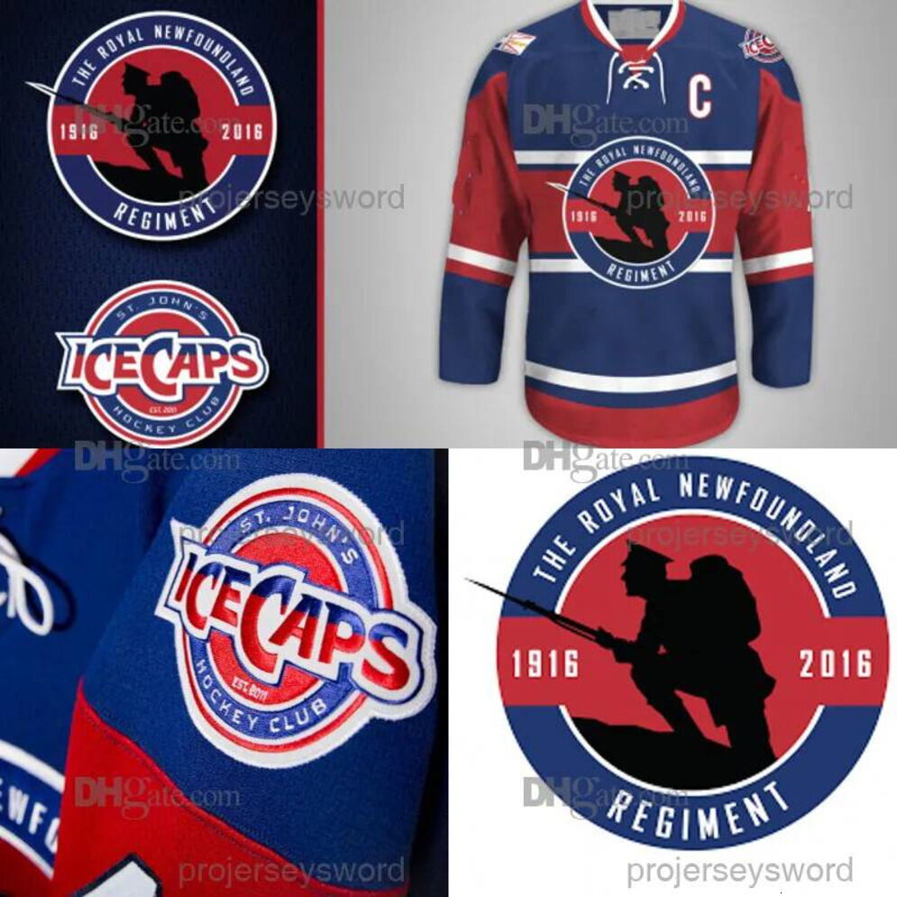 Ko8 St John's Ice Caps jersey from the AHL Custom Hockey Jersey Name Any Number Mens Women Youth