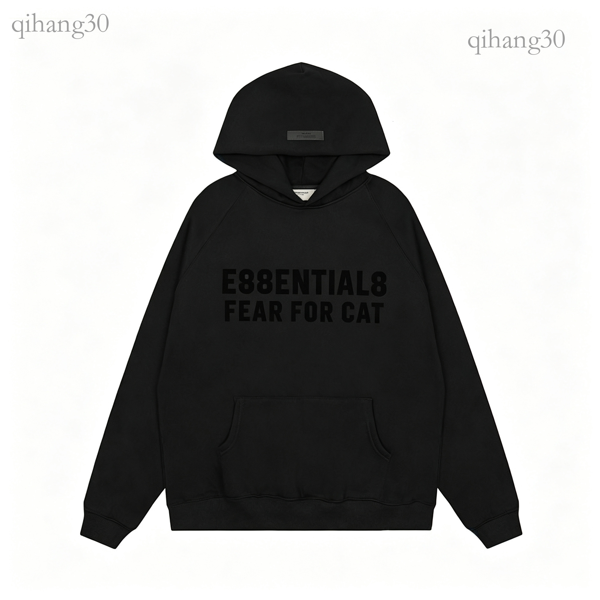 1977 Hoodie Esentially Tracksuit Essentalls Hoodie Men Designer 3D Plush Letter Soft Cotton Sweatshirt Women Pullovers Clothing Set Pull Essential S