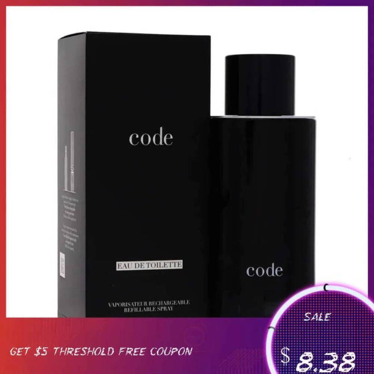 Perfume 2026 Designer Men Code Perfume 125Ml Perfumes Eau De Toilette Fragrance Long Lasting Cologne Spray Parfum Anti eau de Perspirant Deodo