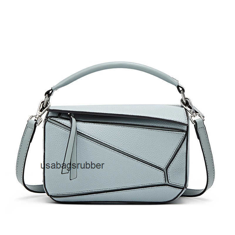 Minimalist Designer Style Bags geometric patchwork tote pillow bag casual high end pattern shoulder crossbody bag