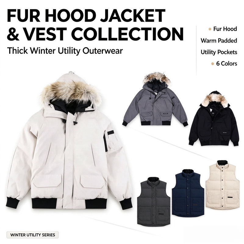 Men's Canadian Coats Jacket Designer Jacket Men's and Women's Jacket Couple Classic Design Winter Down Jacket Men's Outdoor Mult