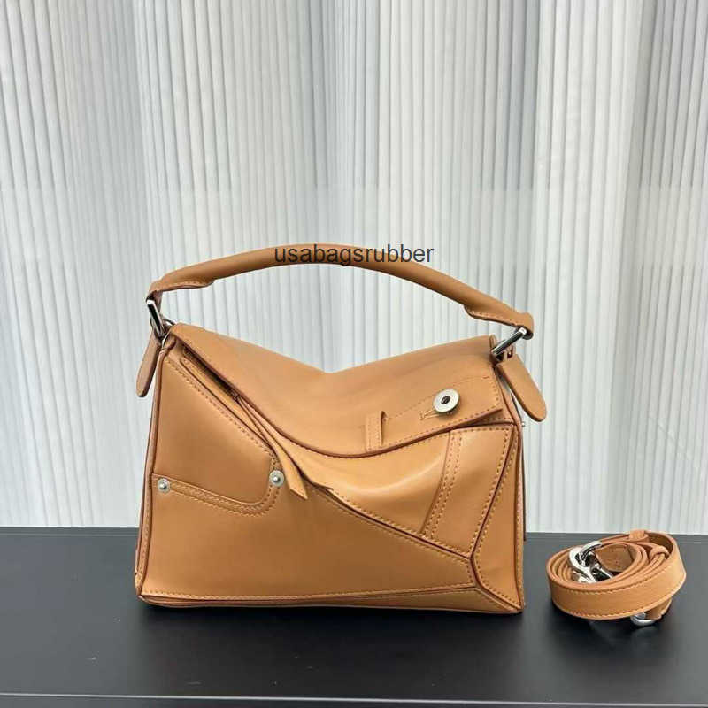 Geometric Panel 2026 New Stitching Rivet Geometric Bag Handheld Crossbody Shoulder Bag High Quality