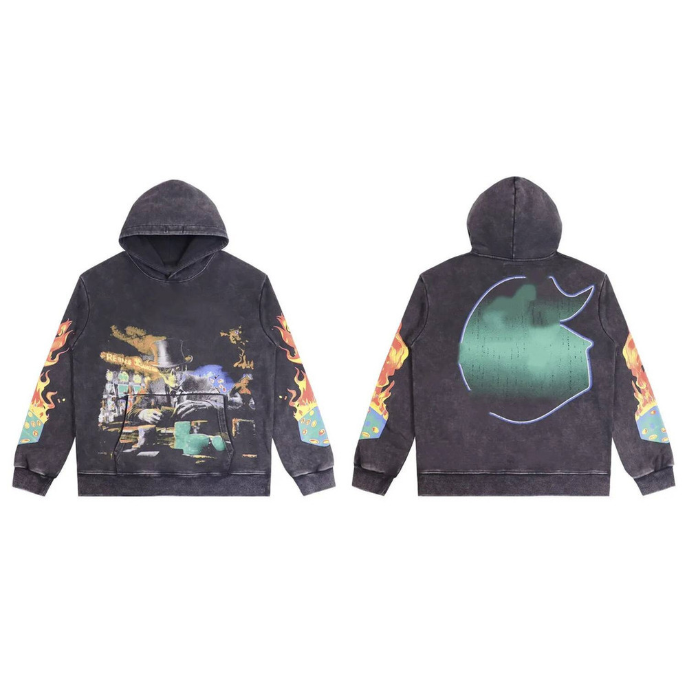 Godness Speedness Hoodie Men Women Designer Pullover Y2k Hip Hop Gothic Clothes Unisex Casual Skull Letter Graphic Godspees Shirt Long Sleeve F51