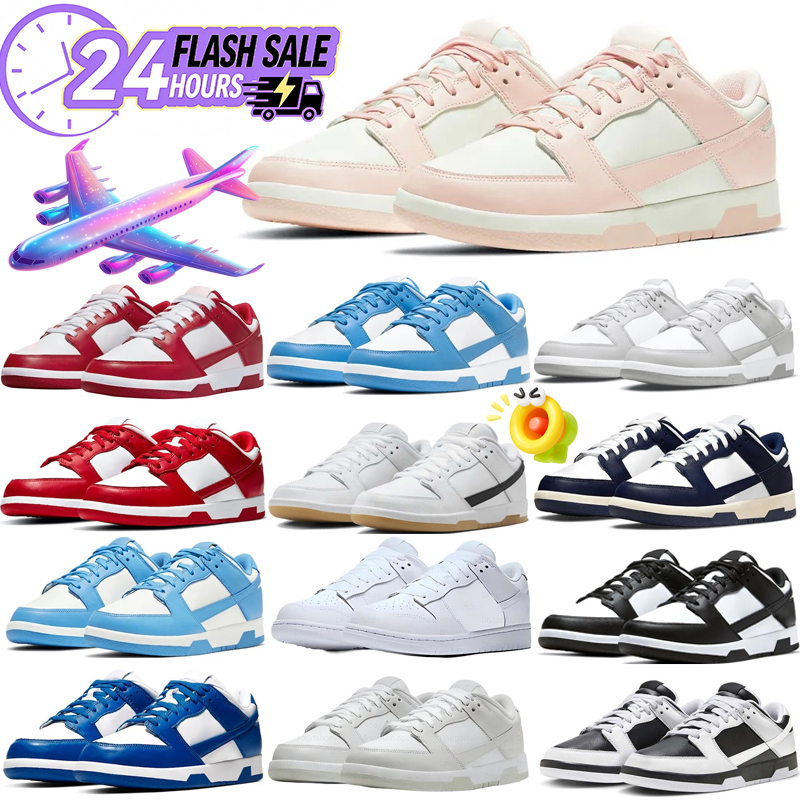 Designer running shoes men PU Leather Black White Color Block Lace Up Low Top Casual Sneakers Breathable Comfort for Men Women Street Style Sports W