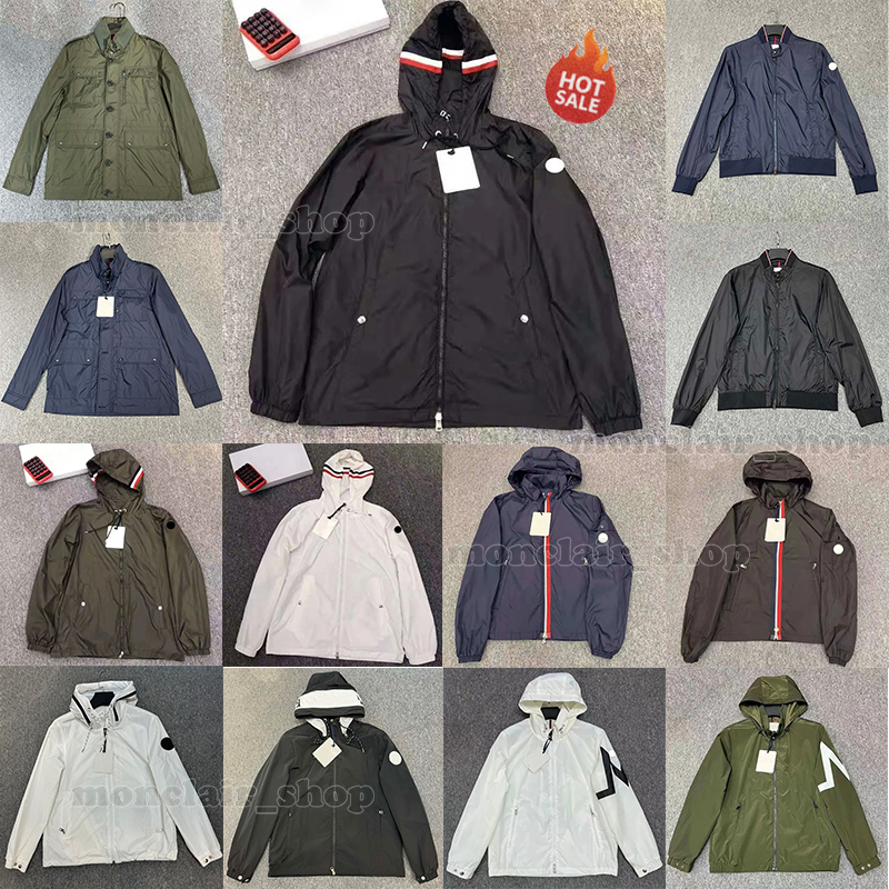 Mens Jacket designer veste Windbreaker NFC Scan Jacket Zipper Colorful Fashion Hooded Mens Raincoat Outerwear High Quality Slim Stylist Coat