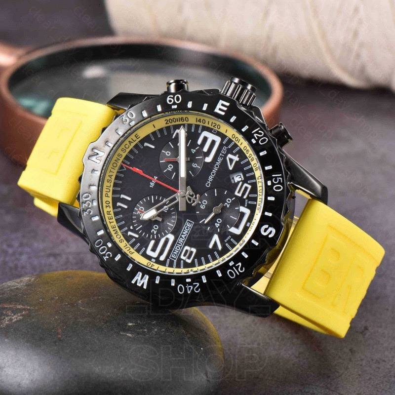 Bretlingwatch Watch Designer Watch Mens Breitlinlyness Watch Automatic Quartz Stainless Steel Business Watchband Multicolor Classic Mens Rubber Stra