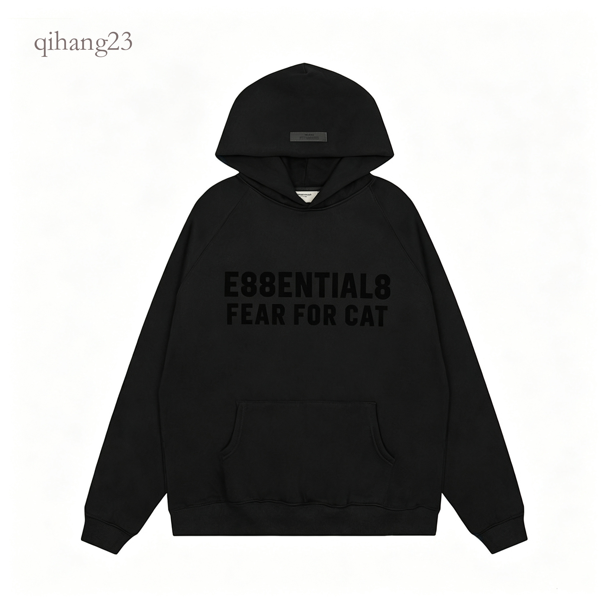 1977 Hoodie Esentially Tracksuit Essentalls Hoodie Men Designer 3D Plush Letter Soft Cotton Sweatshirt Women Pullovers Clothing Set Pull Essential S
