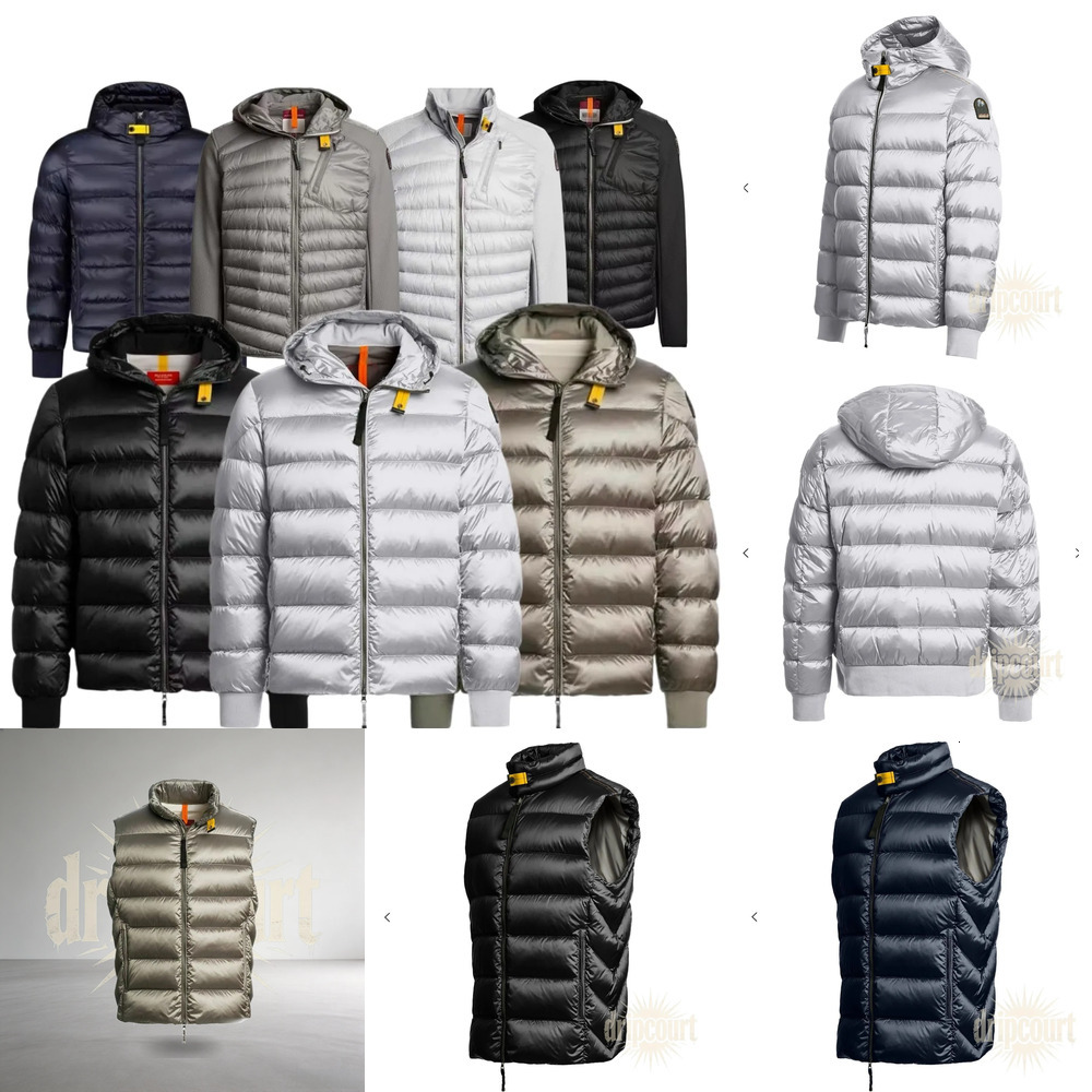 mens designer coat jacket men winter chaqueta hombre parachute clip matte nylon shell taped seams down padded warm doudoune homme puffer jacket wint