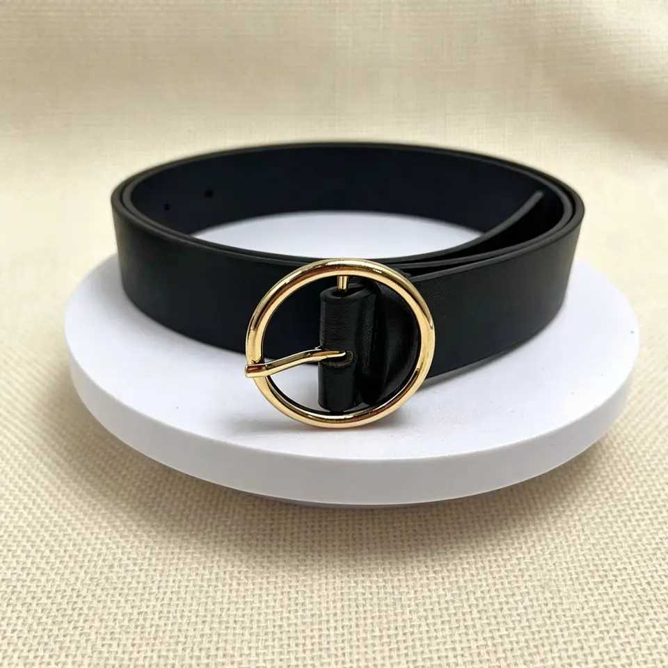 1/2PC Women's Belt Simple and Versatile Suitable for Daily Casual Wear Paired with Jeans or Dresses Fashionable for Outdoor S261017CJG0