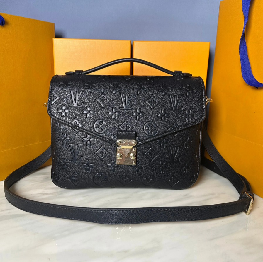 Sacs de créateurs de luxe femmes rabat en relief noir sac à main METIS sac à main dame messager lettre sacs à bandoulière femme bandoulière fourr