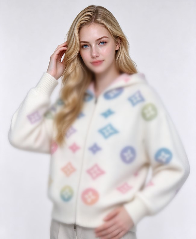Designer sweaters women's letter-embroidered Hoodie knitted cardigan Jacket new Luxury women sweater coat