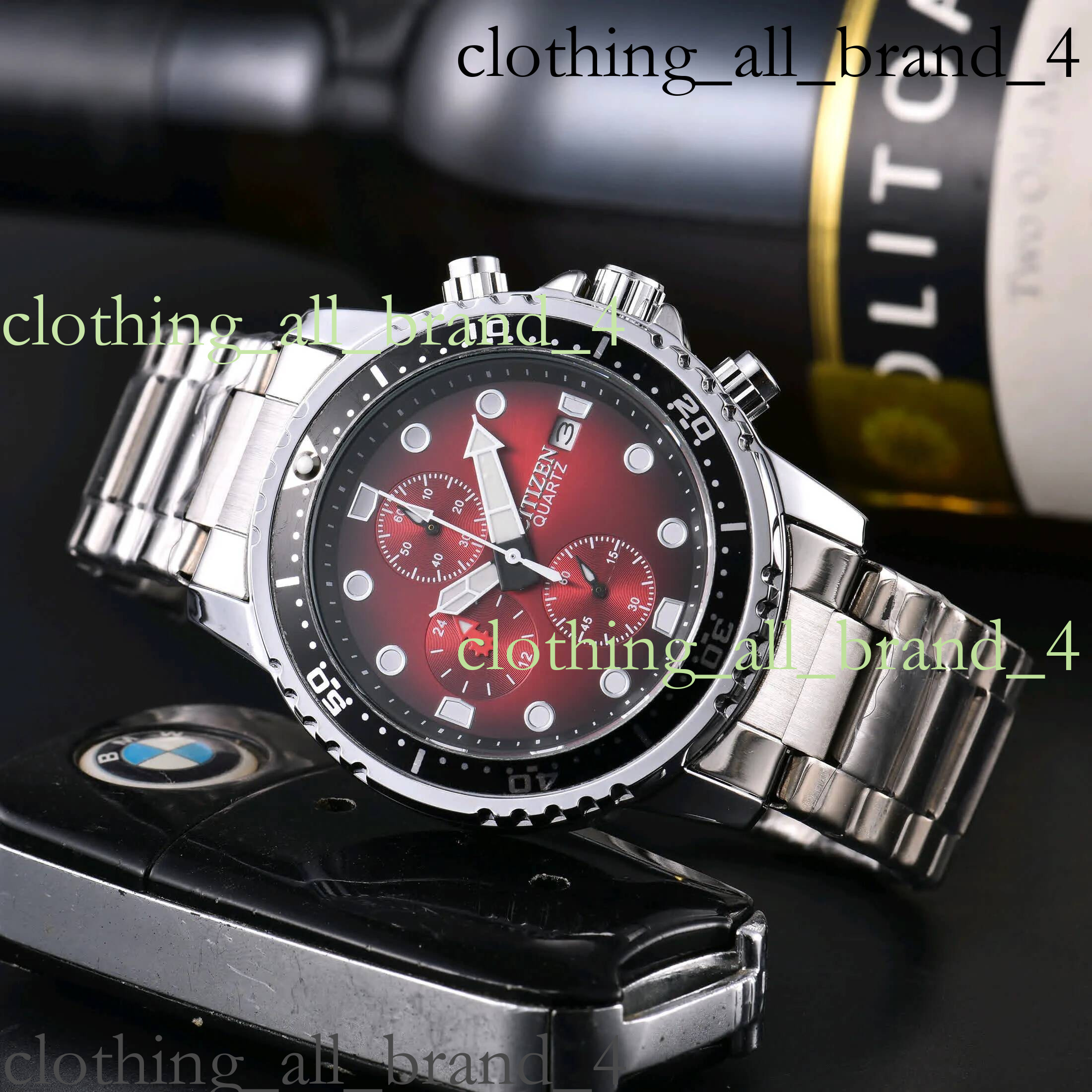 Citize Watch Men Luxury Trend Citi Quartz Calendar Waterproof Multi Function Fancy Round Stainless Automatic Date Designer High Quality Mens Citizen