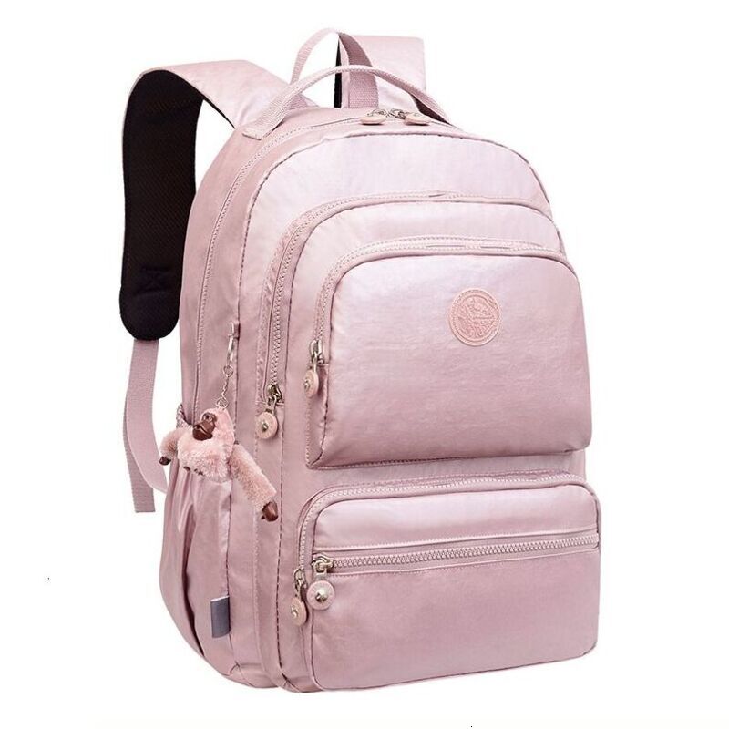 Designer Kiplin Bag Women Kippling Backpack Luxury Medium Rucksack Nylon Multi Pocket Large Capacity Tote Bag For School Kids Travel Commute Beach B