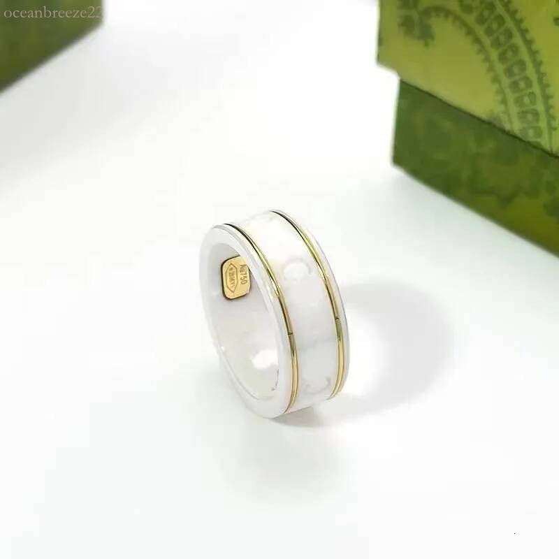 gg ring Designer Ring Brand Letter For Men Women Rings Ceramics Fashion gugu rings Extravagant Letters Ring Wedding Jewelry gucclyness rings b18