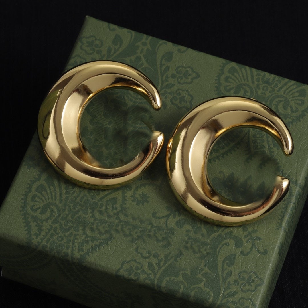 Jewelry ggearrings Earrings Sterling Silver Posts Fashionable Brass Material Unique Design Minimalist and Elegant Style