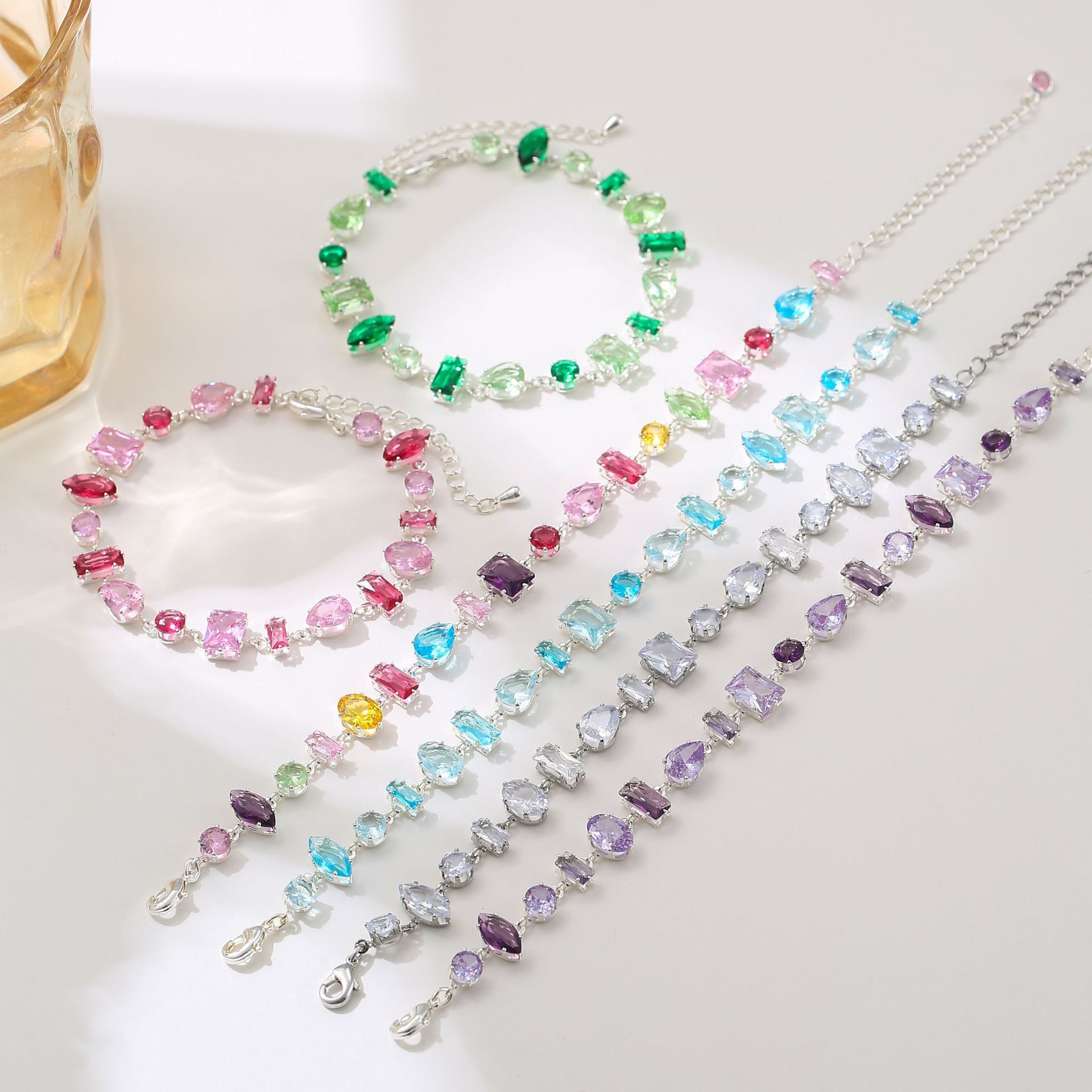 2026 New Sweet Style Zircon Fine Bracelet For Women, Light Luxury, Versatile, Elegant, Niche, High-End, Exquisite Jewelry