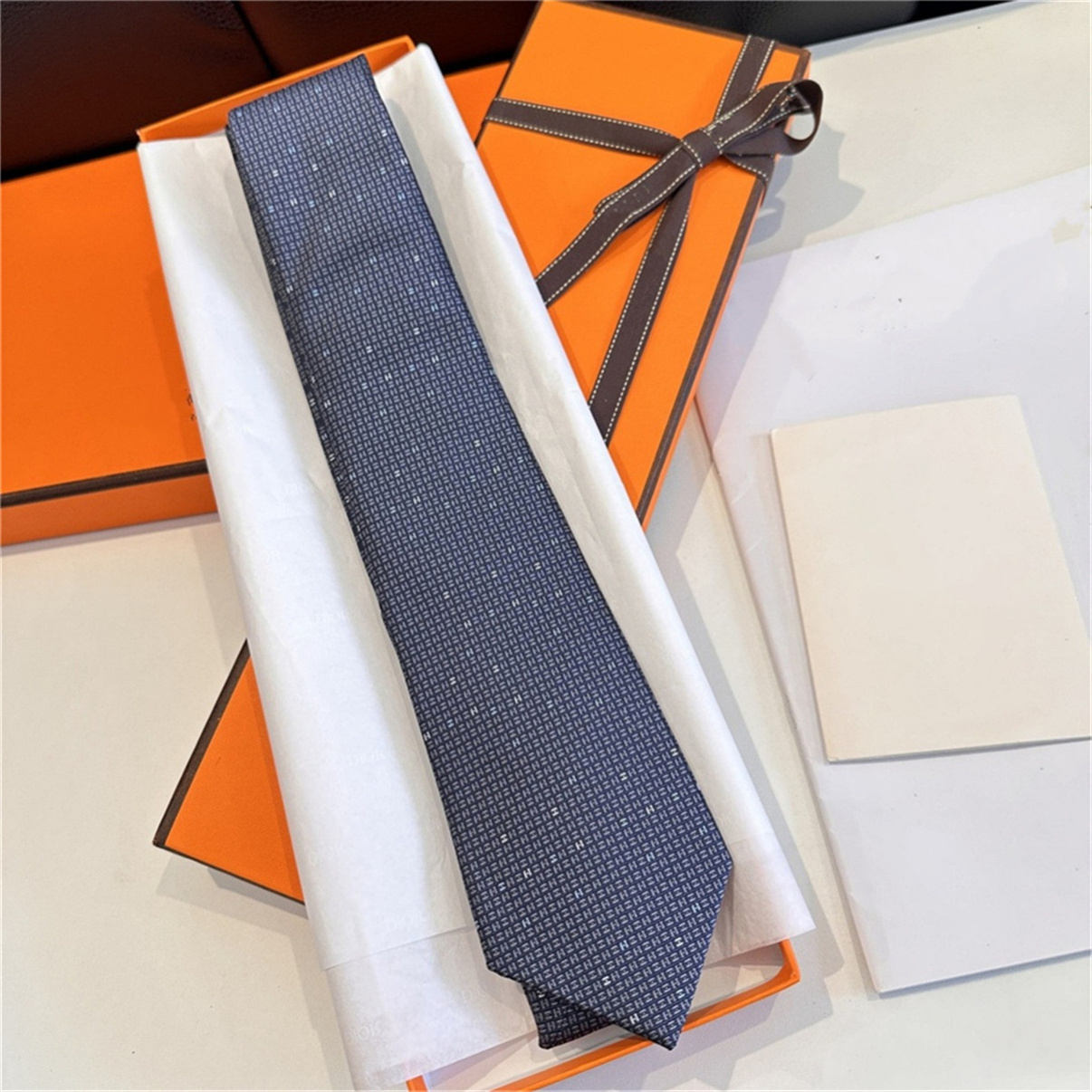 Neck Ties box New Mens Printed 100% Tie Silk Necktie black blue Aldult Jacquard Party Wedding Business Woven Fashion Design Tie 1992