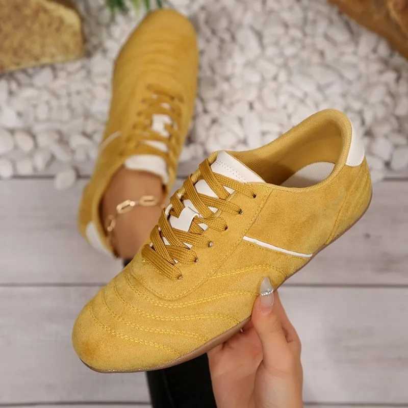 Casual Shoes Women Natural Suede Leather Lace-up 2026 New Sneakers Round Toe Soft Comfort Casual Female Outdoor Drive/walk Shoes for Woman H2610161