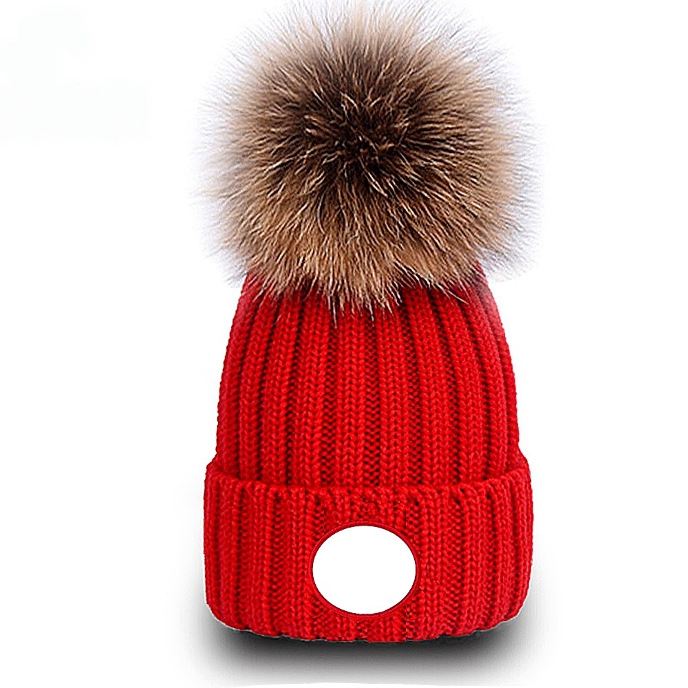 Fashion Autumn Winter Caps Beanie Designer Hat Winter Beanies Men Women Warm hats Pom Poms Bobble Hat Outdoor Ball Cap High Quality B-1