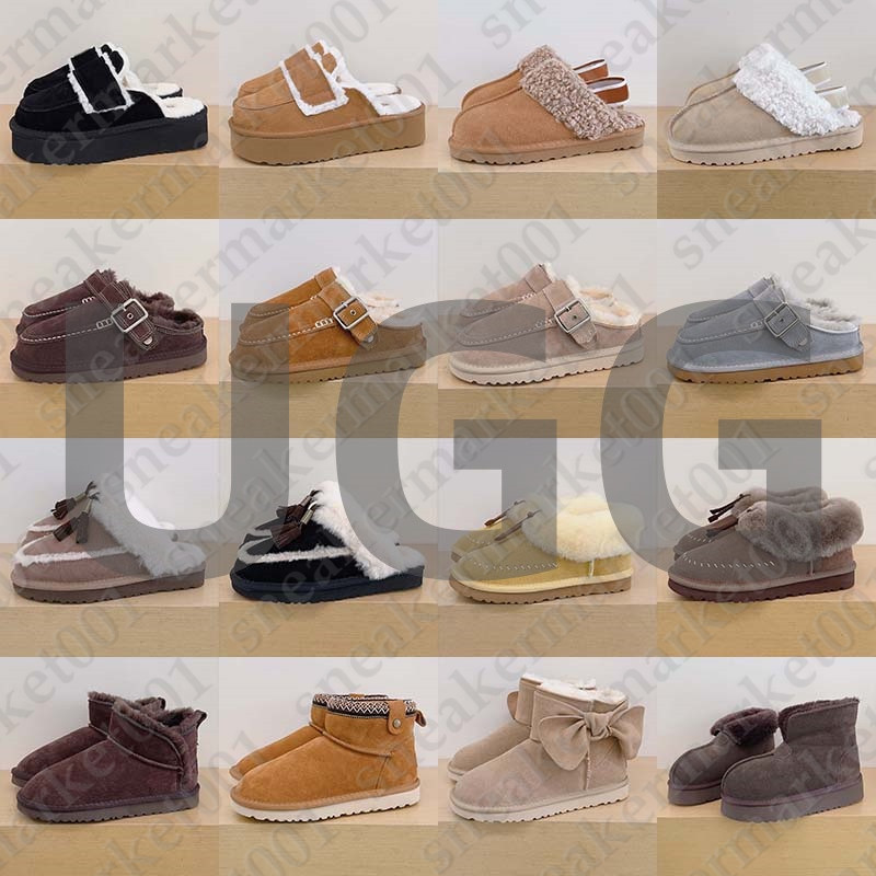 Free Shipping Designer boots martin furry booties uggswomens Goldenstar Evelina Clog Shoes for mens womens sneakers Bottom winter men women boot ove