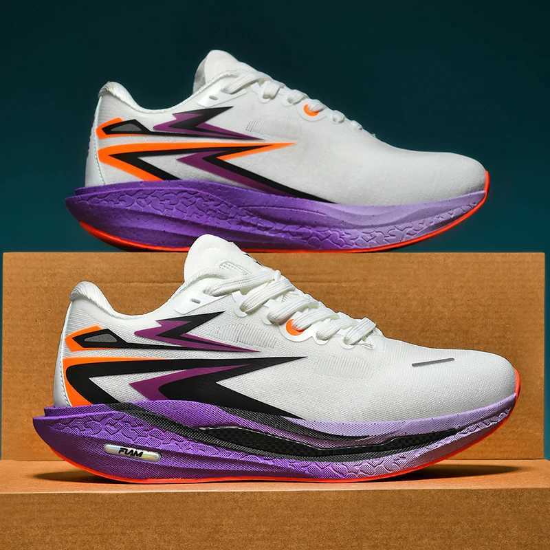 Casual Shoes Running Shoes Men Casual Carbon Board Marathon Sports Breathable Lightweight Women's Comfortable Athletic Antiskid Sneakers H26101