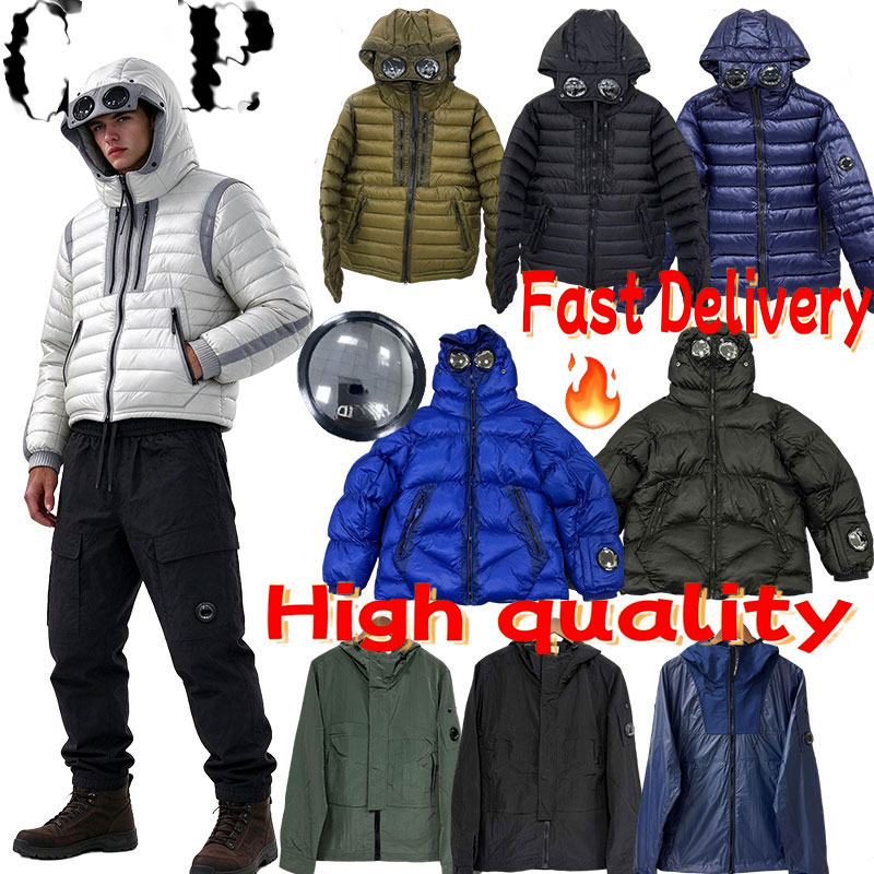 Designer ccp puffer jacket doudoune with Hooded lens flip coverGoggle hoodie Windproof waterproof down jacket Lightweight Knitted Down Dailykeep war