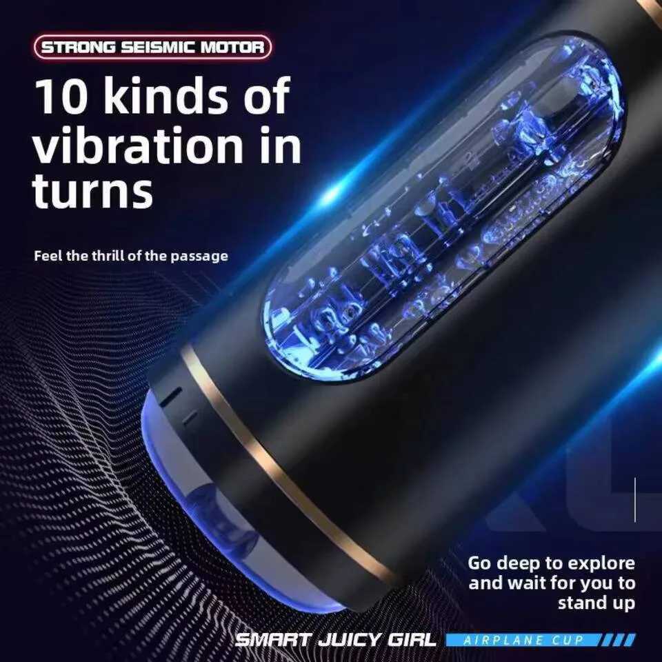 Adult Automatic Male Masturbator With 10 Frequencies Electric Cup Sucking And Voice Function s For Men M261017