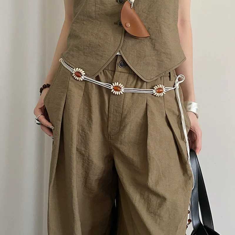 Bohemian Style Flower Beads Waist Belt For Women High-End Versatile Skirt And Jeans Waist Chain For Summer Belt Accessory S261017ZIOB