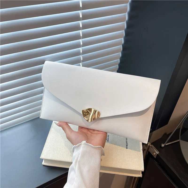 Evening Bags New Fashion Women Large Capacity Envelope Clutch Bag Solid Color Casual Simple Handbag H261016