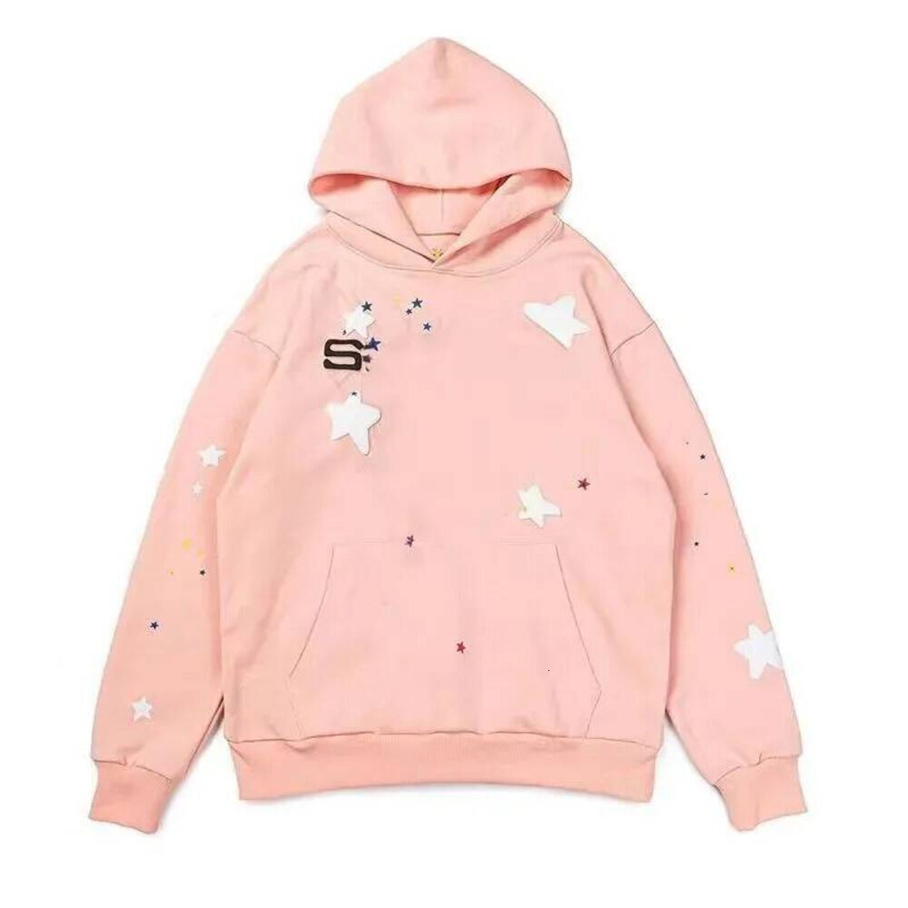 Spider Hoodies Young Thug Women High Quality Foam Print Web Graphic Pink Designer Hoodie Jacket Tracksuit Men Polo Veste Coat Sweatshirts Y2k D9a