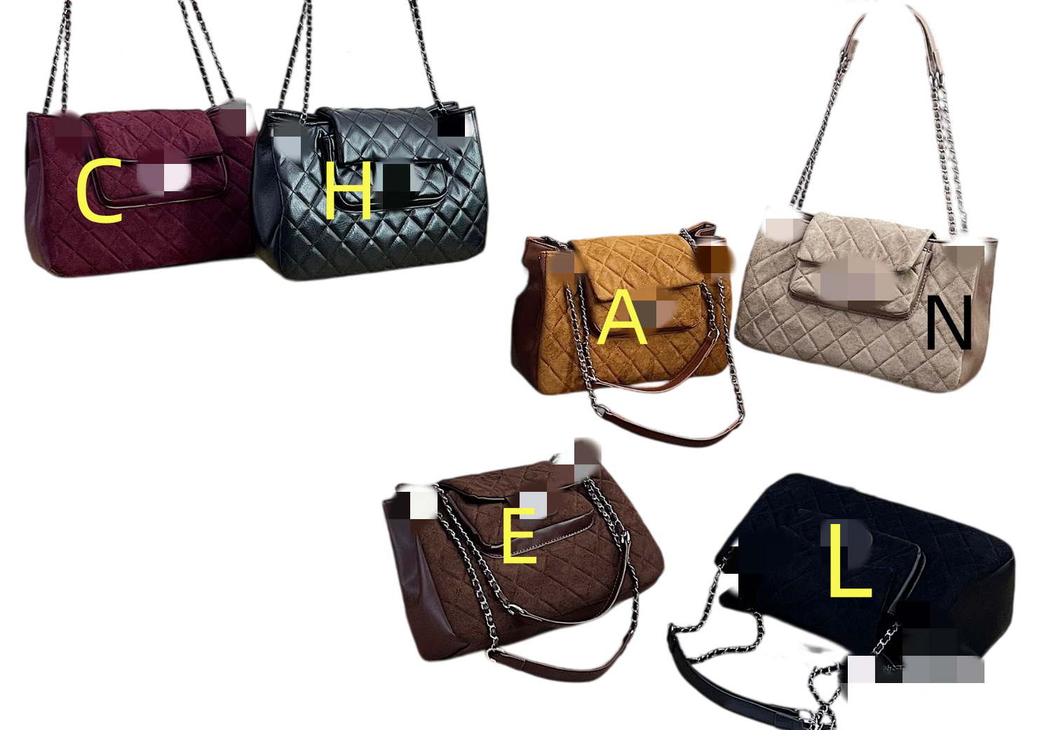 Diamond quilted large capacity high-quality shoulder bag, fashionable versatile chain crossbody bag for women, designer bag, size 32*21*12.5, six co