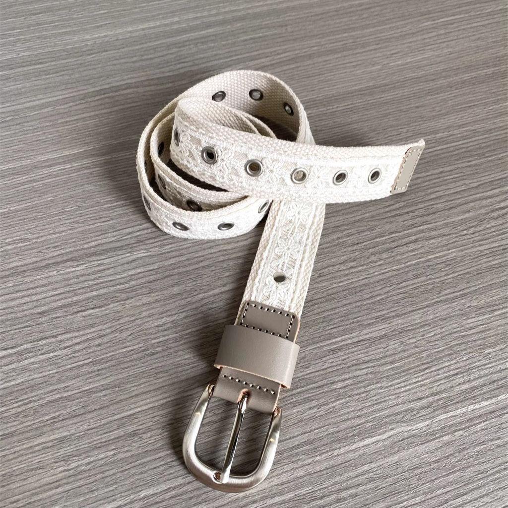 Korean Niche New Versatile Retro Decorative Belt Metal Fashion Jeans Pin Buckle Hot Girl Lace Trend