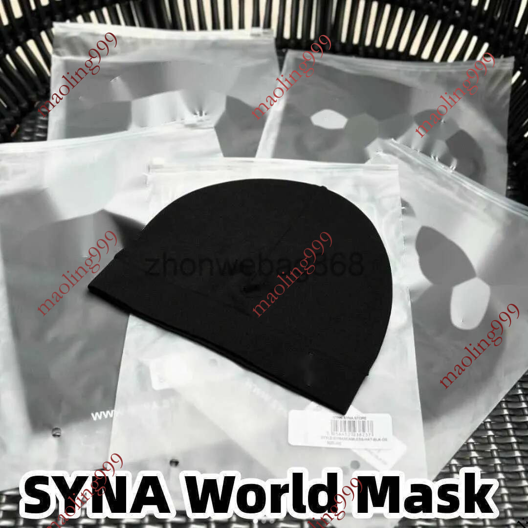 Bonnet / Skull Caps World Seamless Cold Street Hip Hop Mode Masque Tricoté Y2k Chapeau J240625 9STD
