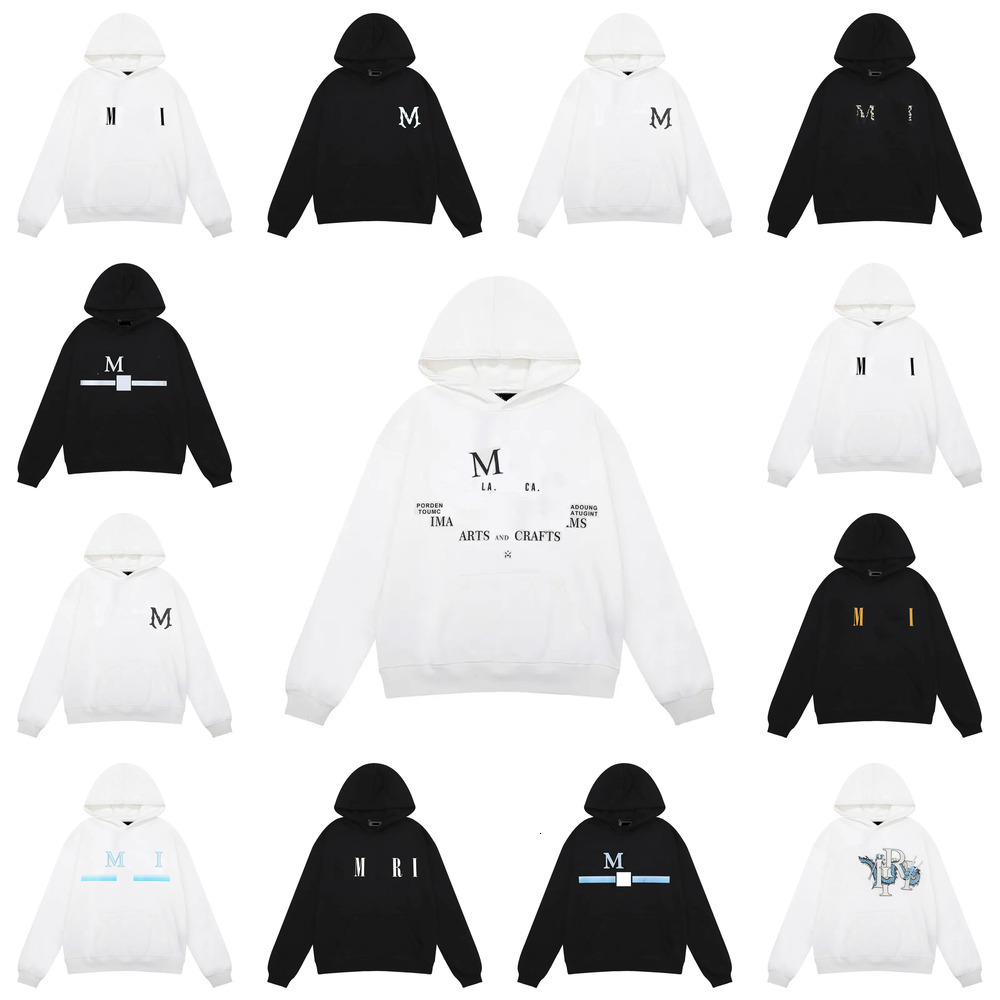 2026 10A Amirim Hoodie Luxury Brand Men's Hoodies Y2k Up High Street Colorful Pattern Stylish Bone Man Hip Hop Miriamiri Long Sleeve Loose Amir