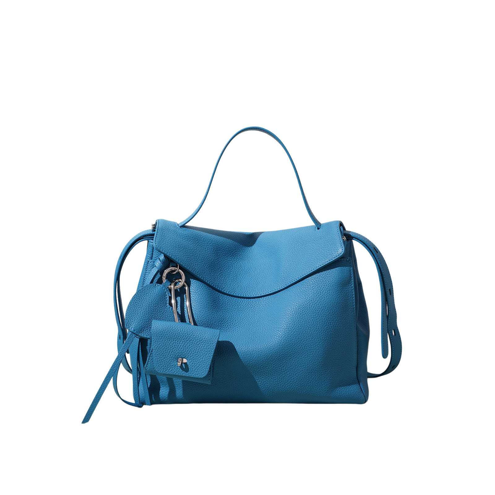 Women's Top-Grain Cowhide Multiwear Shoulder Crossbody Bag With Mini Coin Purse Casual Daily Tote Suotong261015