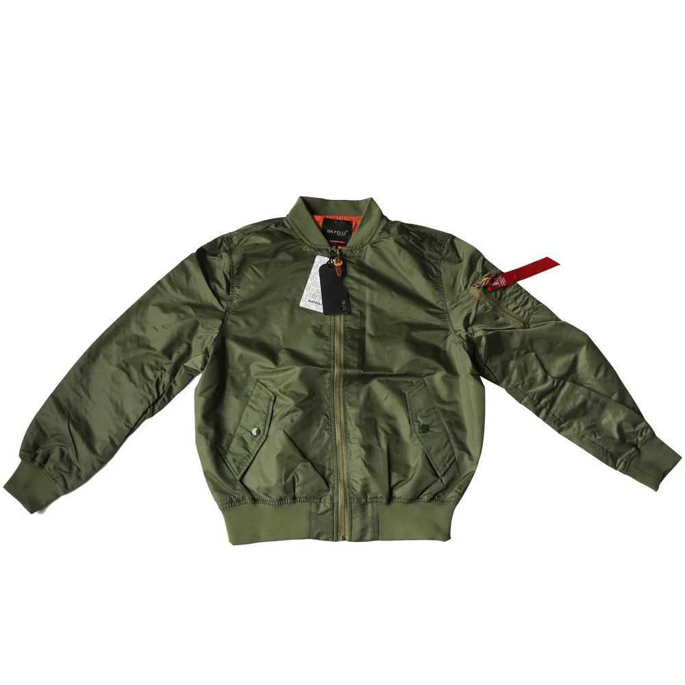 Spring Autumn Lightweight MA-1 Flight Jacket For Men Plus Size Stand Collar Air Force Style Casual Bomber Baseball Coat S261017MBJD