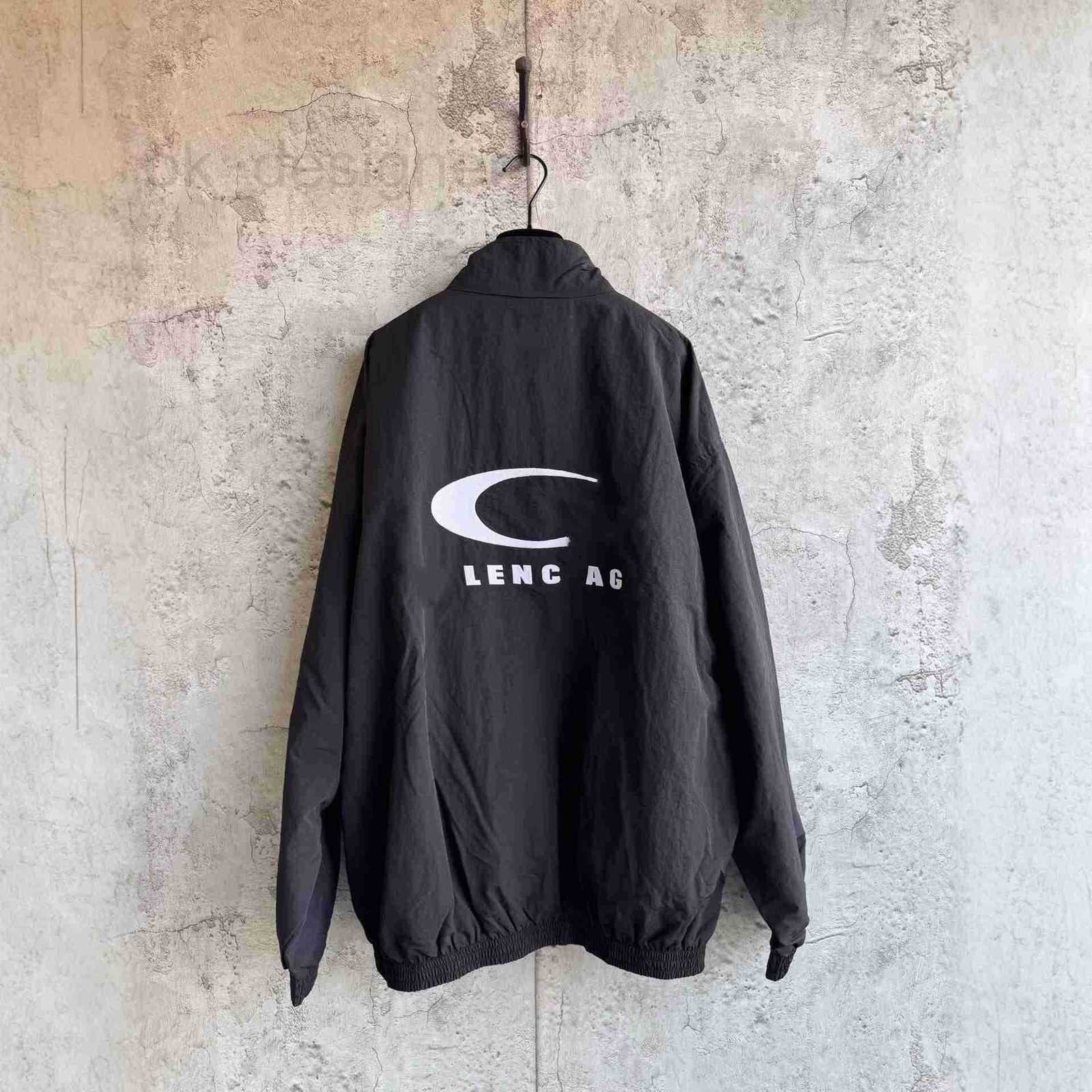 Men's Jackets Designer High quality BL new embroidered trench coat loose fit for men and women 8WP8