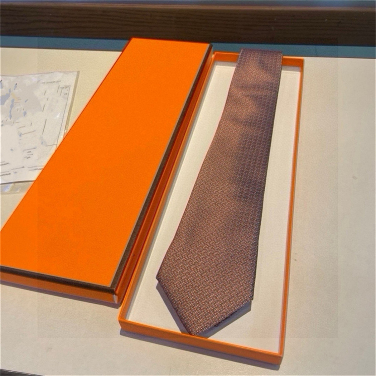 Fashion Aldult Jacquard Party Wedding Business Woven Design Hawaii Neck Ties box New Neck Ties High Quality Letter 100% Tie Silk black blue 9958