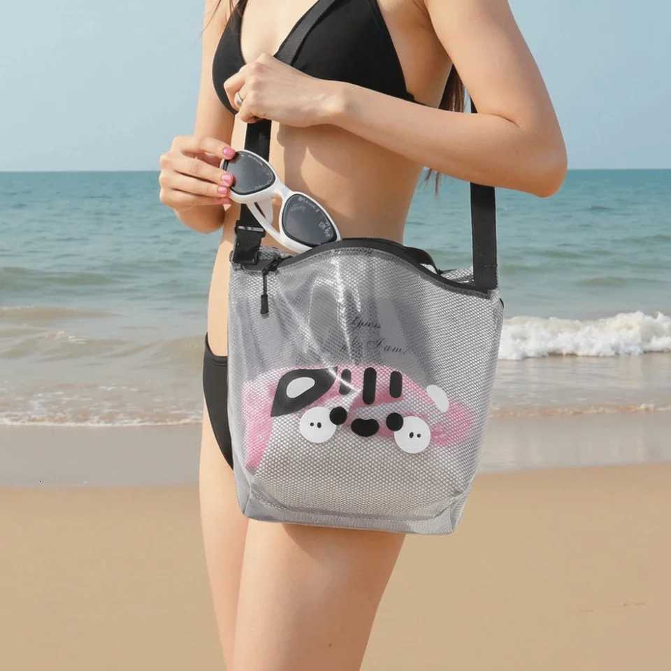 Shoulder Bags New Waterproof Transparent Makeup Bag PVC Large Capacity Gym Swim Bag Crossbody Waterproof Storage Bag Travel H261016