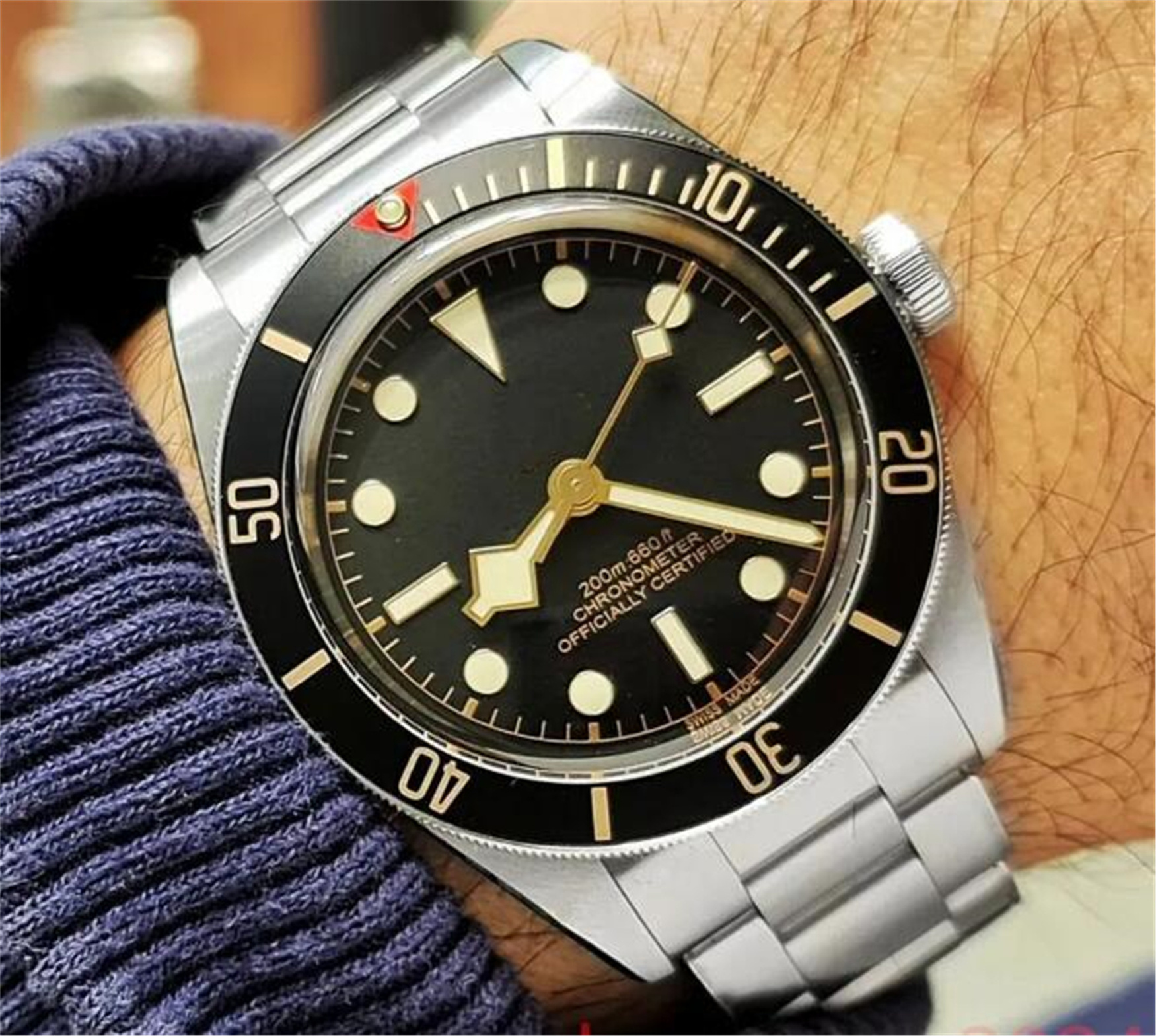 U1 Top-grade AAA Designer Tudorilty Black Bay Pelagos Watch Ceramic Bezel Men Swiss Bronze Series Automatic Mechanical Sapphire Luminous Geneve Wris