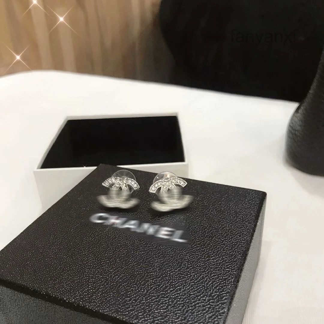 Top Quality Stud Fashion Brand earrings woman Luxury Designer earring multi colors jewelry women 18k diamond65