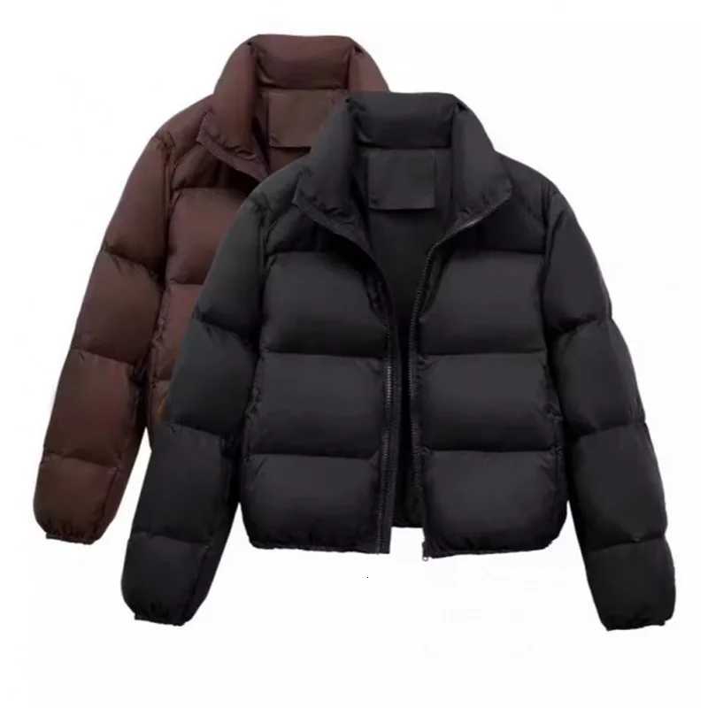 Women's Down Parkas Y2K Retro Women's Winter Parkas 2026 New Thickend Warm Short Down Cotton Jacket Streetwear Stand Collar Puffer Bread P