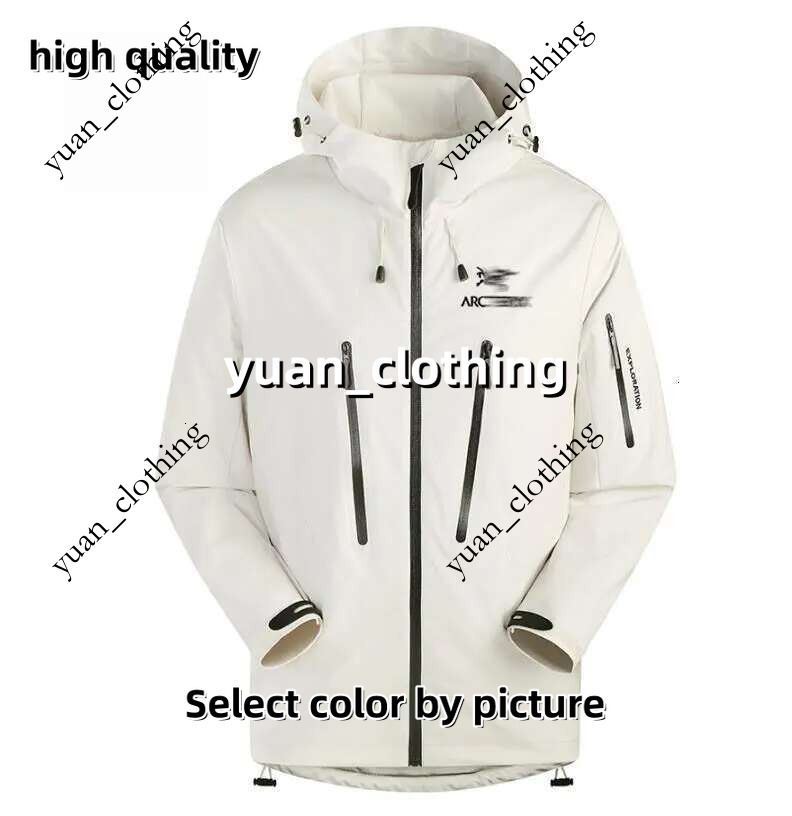 Goretex ALPHA Beta Hard Shell Zip Up arc Jacket Waterproof Hood Windbreaker arcterness Ski Jacket High Quality Designer Mens GTX Arcteryxlynessitys
