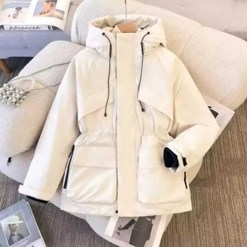 Women's Down Parkas New Ladies Down Cotton Jacket 2026 New Winter Hooded Thicken Warm Snow Outerwear Long Sleeve Women's Parkas CoatT26101