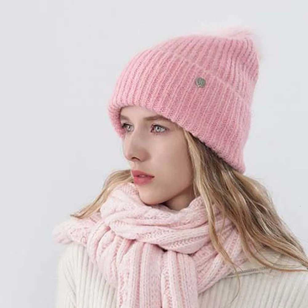 Beanie/Skull Caps Versatile Elastic Winter Pullover Cap Korean Style Trendy Woolen Hat Dome All-match Brimless Beanie Cap Outdoor Q261017