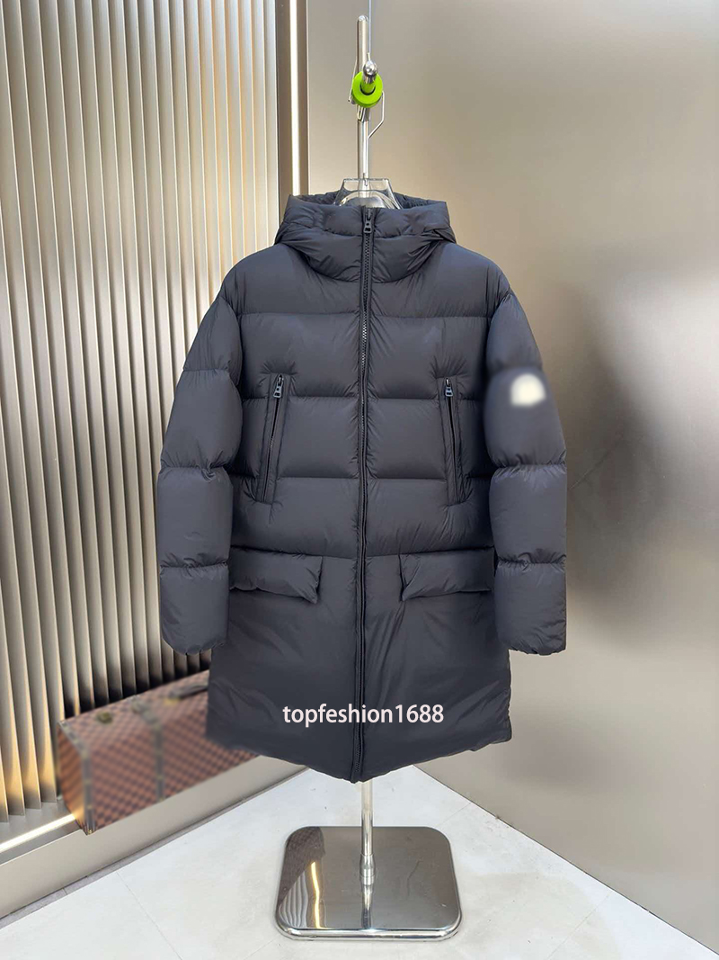 mens pufferjacket long version big label hanover plus clothes jacket designer pufferjacke coat hoodie womens Down Jacket Perfect coat asian size 1-5